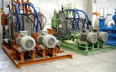 Hydraulic Units and Valve Stands for skin pass mills