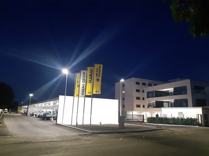 Held&Francke location in Vienna-Strebersdorf equipped with HAINZL building technology